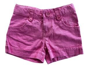 Vintage Y2K 90s ellemenno pink shorts size toddler girl 5